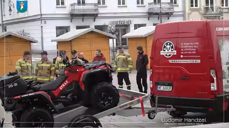 Druhowie z OSP Nowy Sącz - Biegonice mają nowy sprzęt