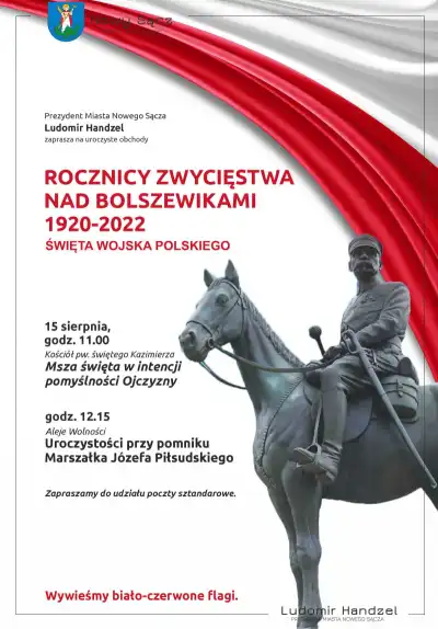 15 sierpnia Obchody Święta Wojska Polskiego w Nowym Sączu