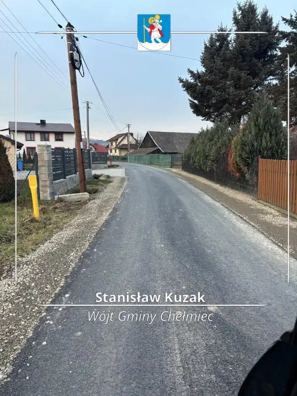 Świniarsko z nową drogą. Koniec kolejnej inwestycji drogowej w Gminie Chełmiec