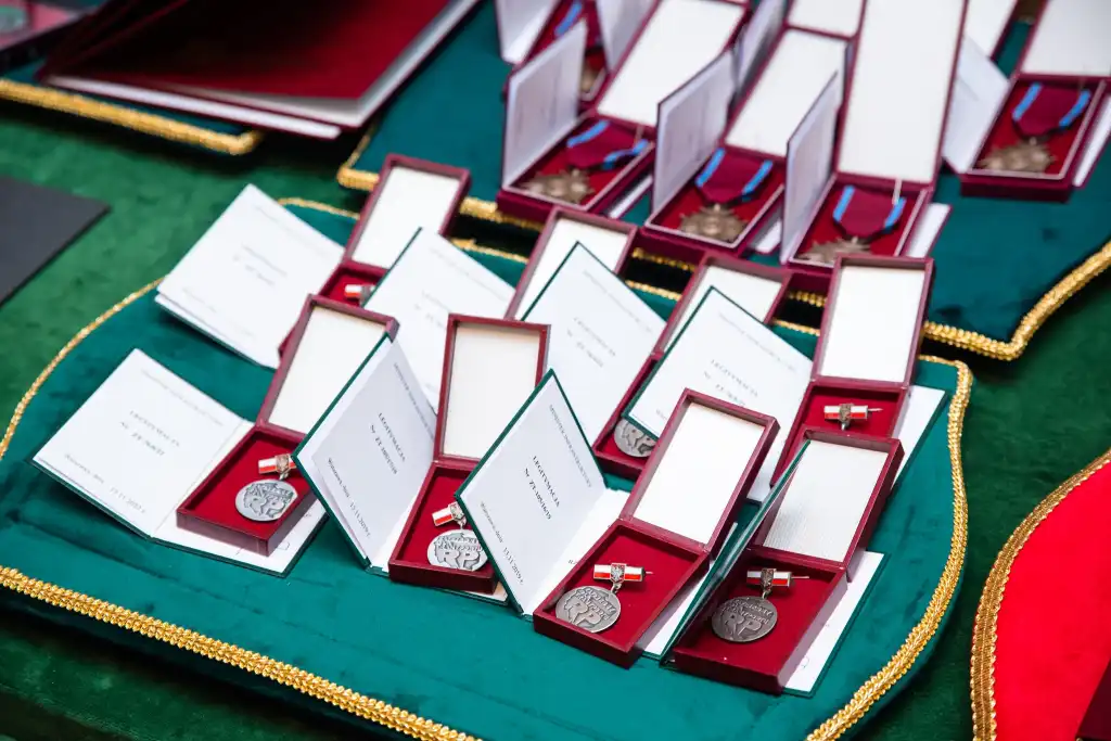 Barbórka z odznaczeniami w Tęgoborzy