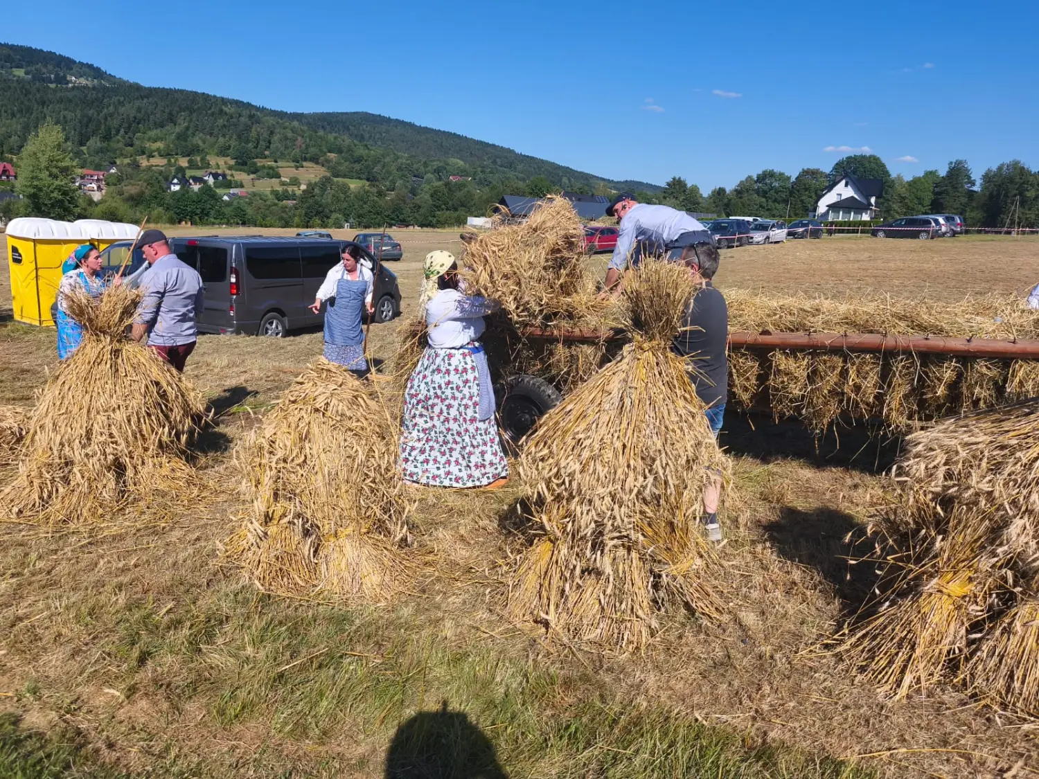 Zagródcańskie Omłoty w Kasince Małej. Przywołali klimat dawnej wsi