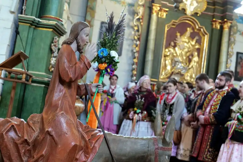 Obchody Niedzieli Palmowej w sądeckim skansenie
