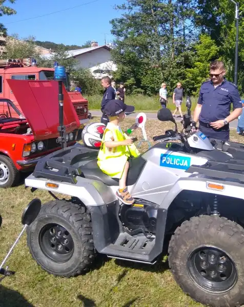 Dzień Dziecka z sądecką Policją. Mundurowi promowali bezpieczne zachowania na drodze