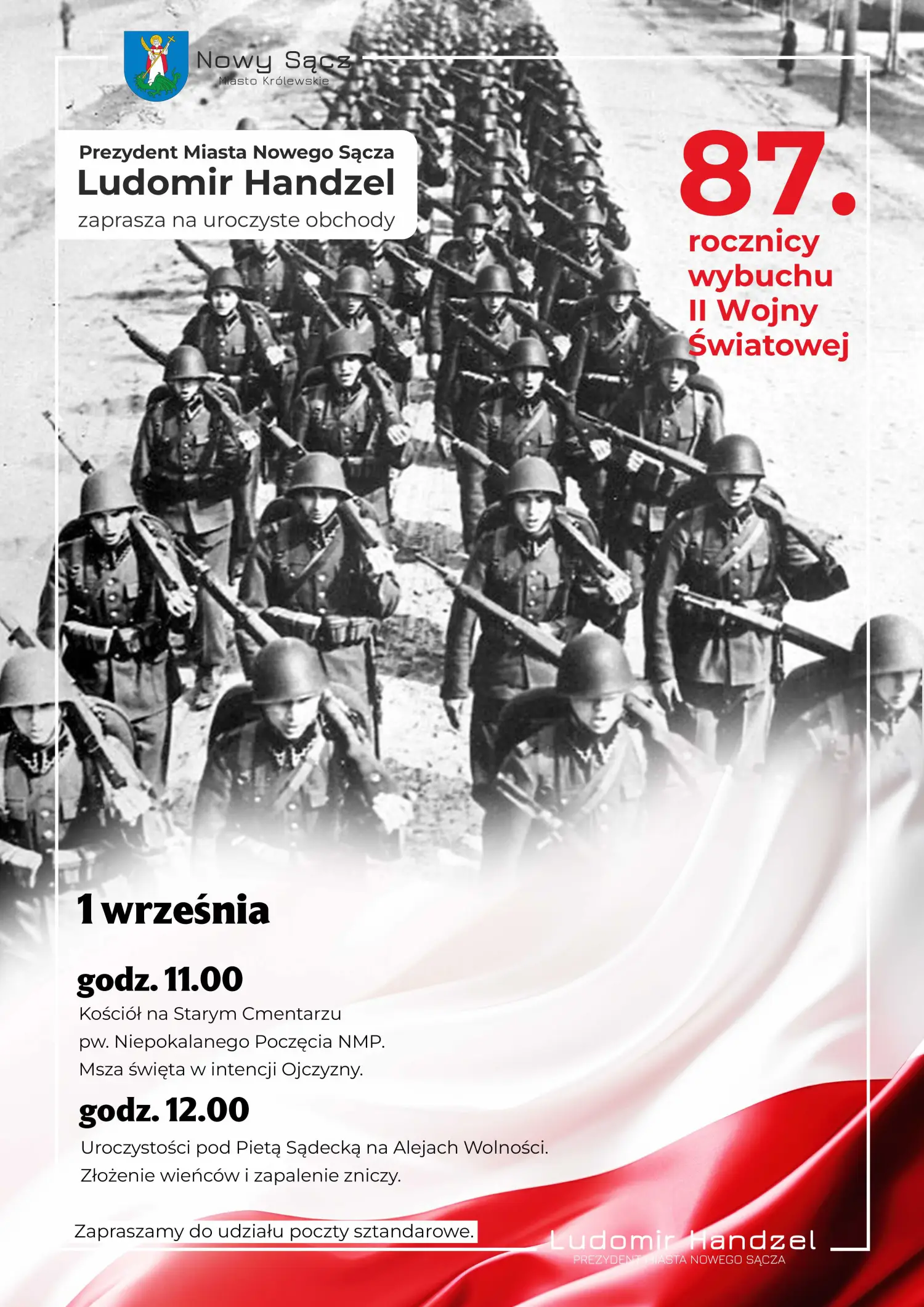 2. Sądeczanie oddadzą hołd ofiarom wojny. Uroczystości już 1 września