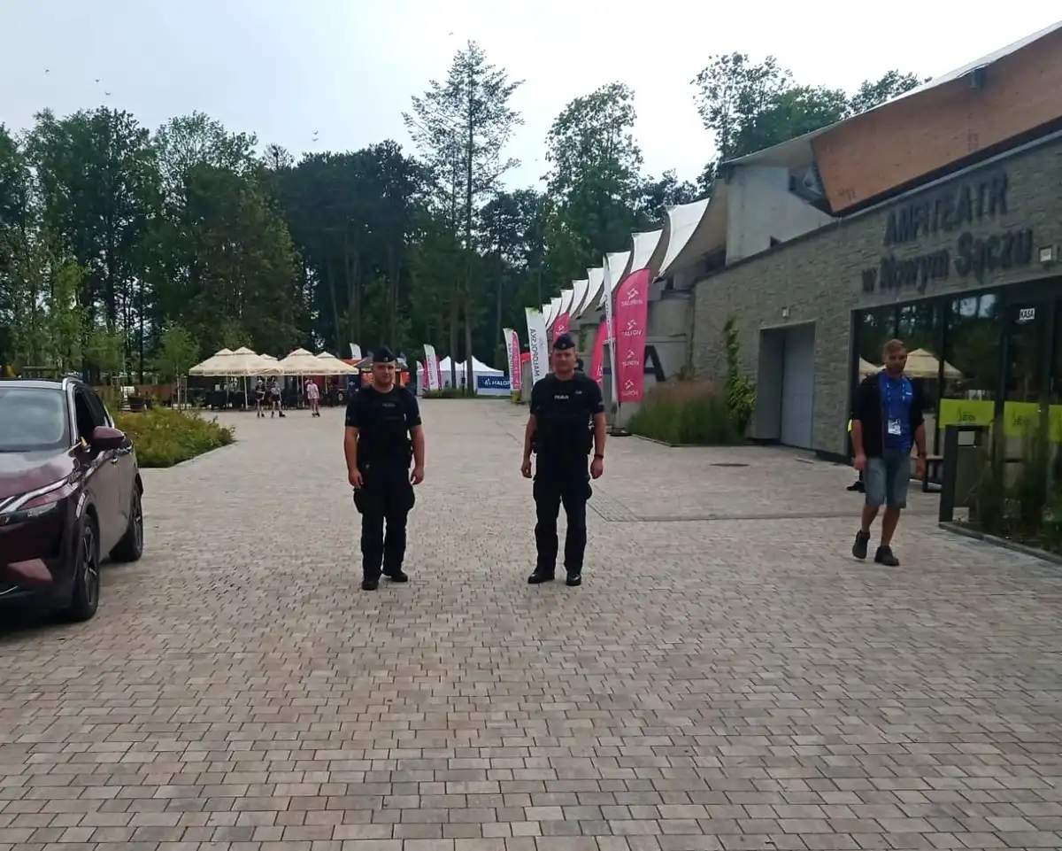 Policjanci z Nowego Sącza zapewniali bezpieczeństwo podczas zawodów w breakingu w ramach III Igrzysk Europejskich