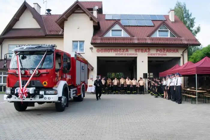 Rozbudowa remizy OSP Korzenna Centrum. Więcej miejsca dla strażaków i sprzętu