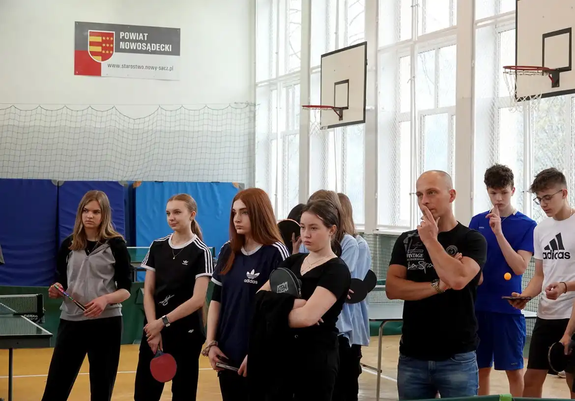 W ZSP w Nawojowej rozegrano Turniej Tenisa Stołowego