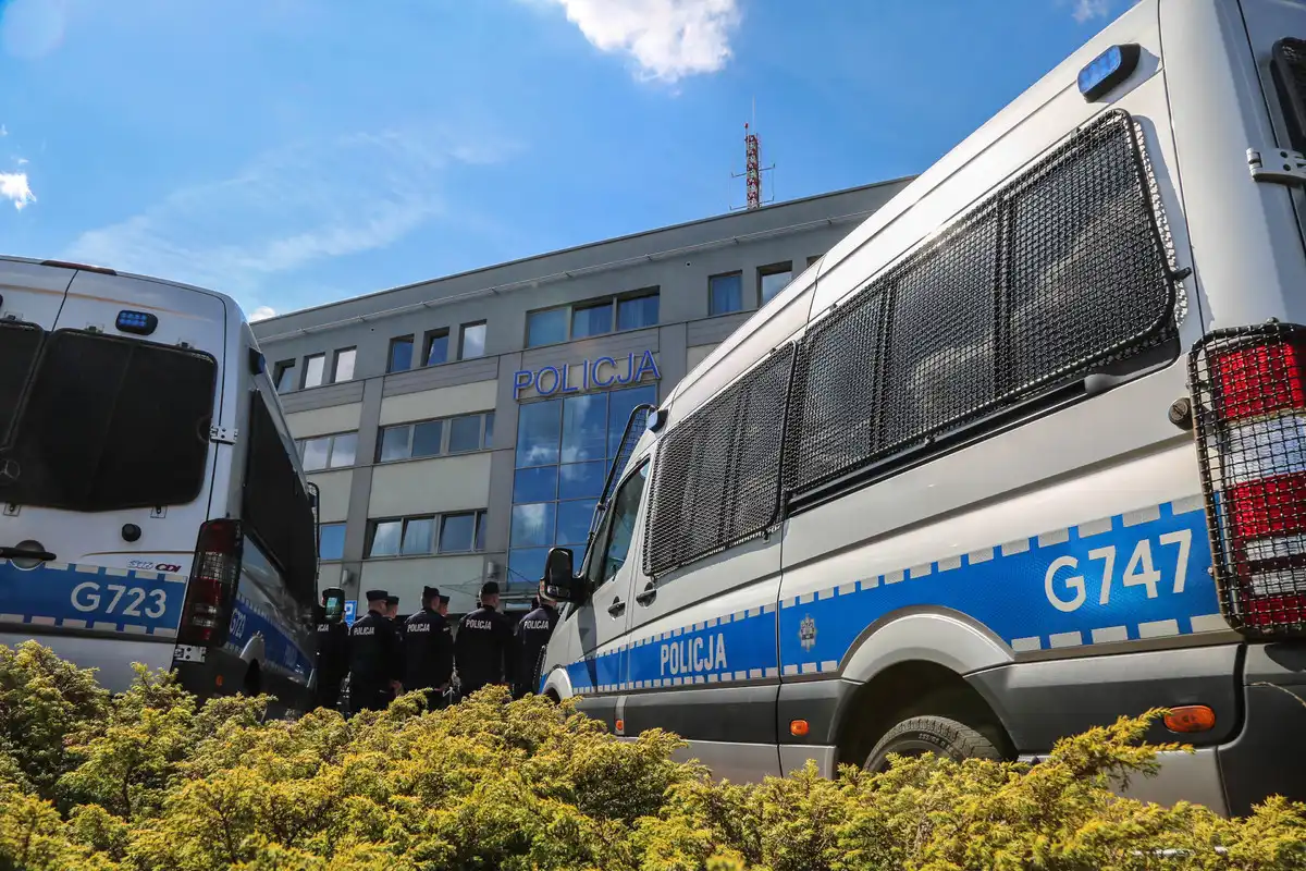 Funkcjonariusze nowo tworzonej kompanii Oddziału Prewencji Policji w Krakowie rozpoczęli służbę na Sądecczyźnie