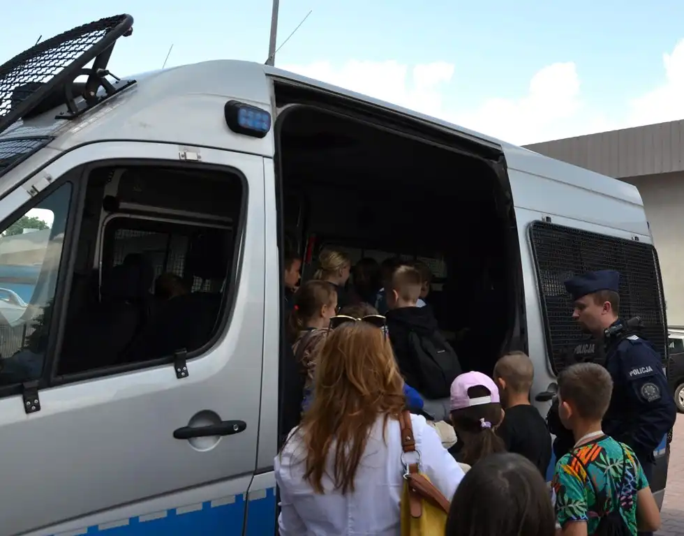 Komenda Miejska w Nowym Sączu zaprosiła najmłodszych na dzień otwarty