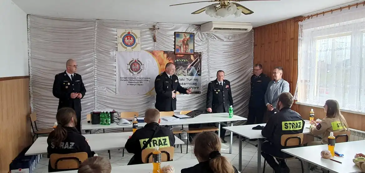 Eliminacje powiatowe Ogólnopolskiego Turnieju Wiedzy Pożarniczej „Młodzież zapobiega pożarom”