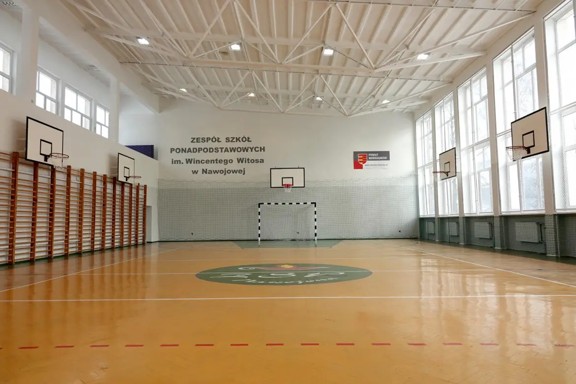 Sala gimnastyczna w ZSP w Nawojowej wyremontowana