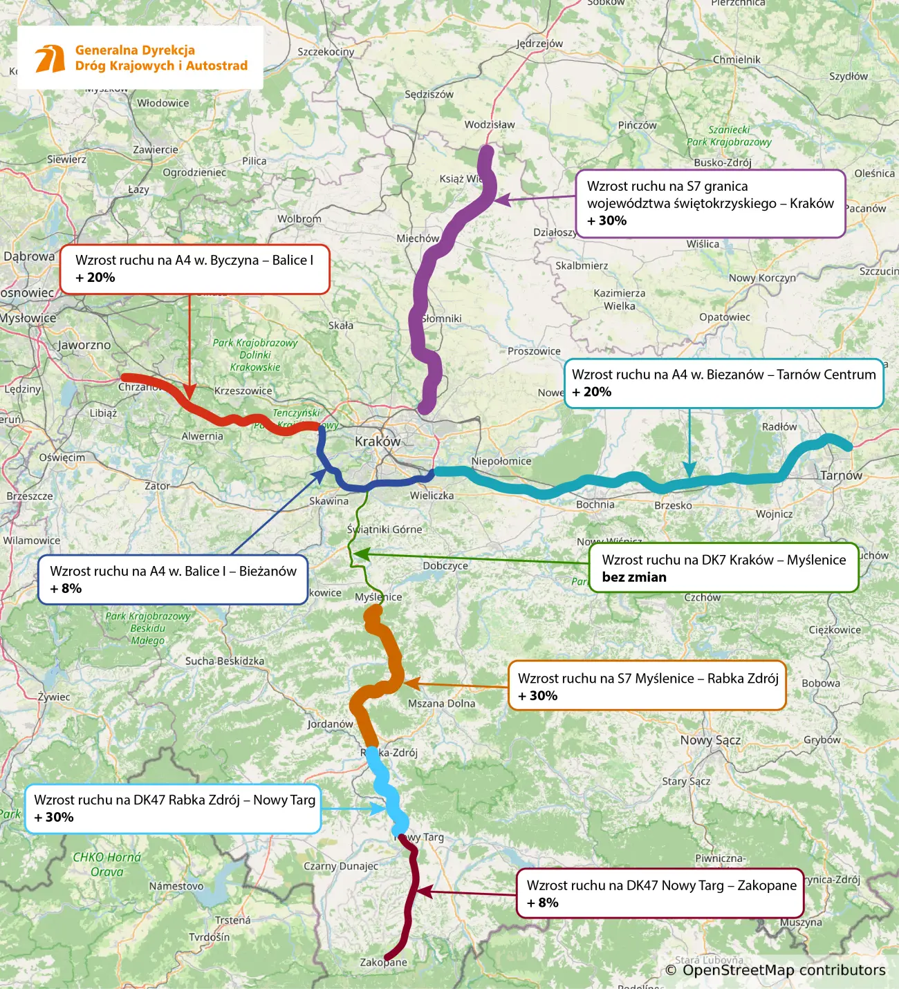 Ruch rośnie także na Sądecczyźnie. Nowe dane pokazują wyraźny trend