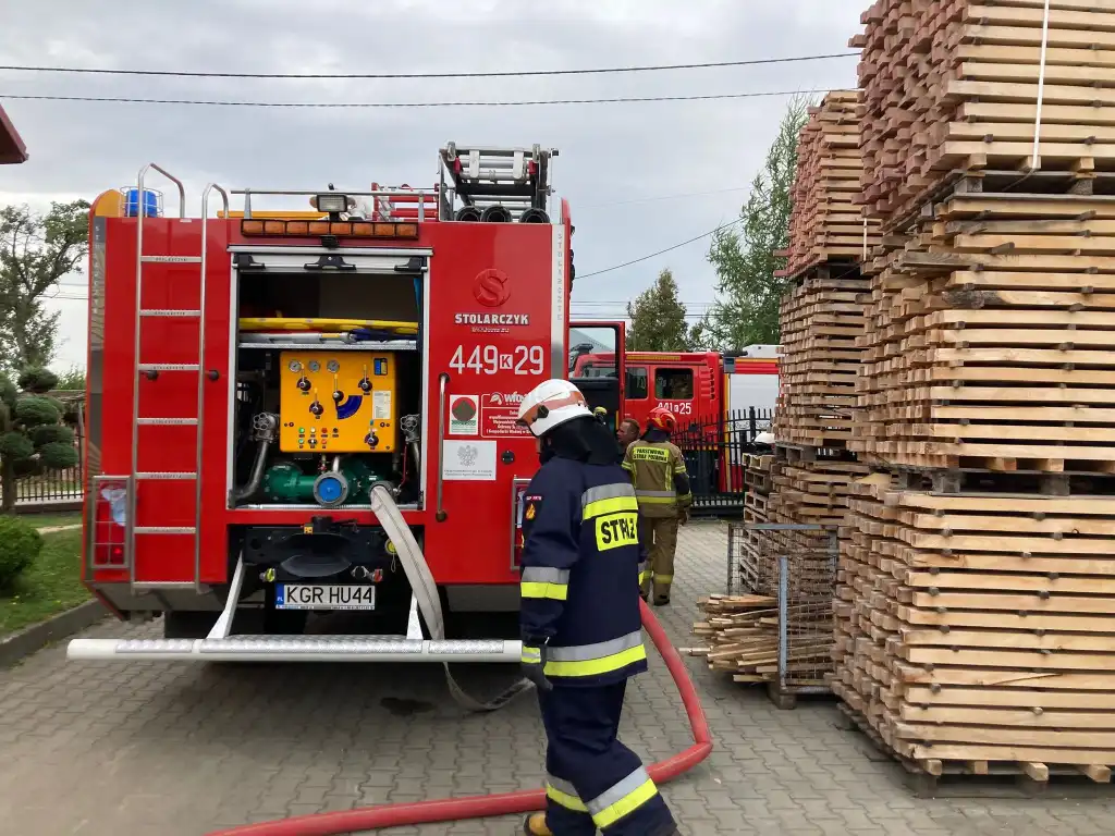 O włos od dużych strat. Strażacy w akcji w Krygu