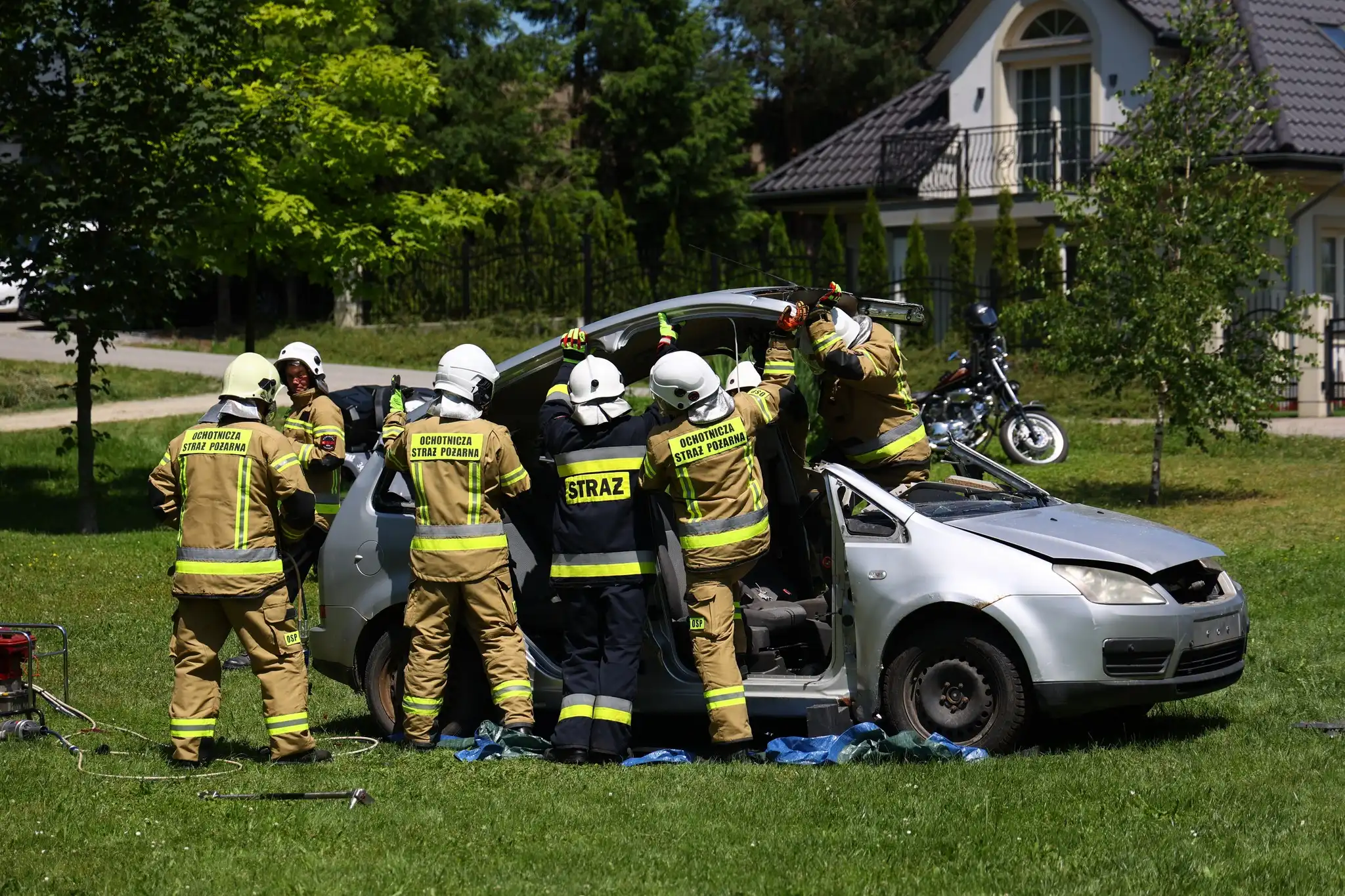 Motocyklowy Piknik Rodzinny w Korzennej przyciągnął tłumy i emocje