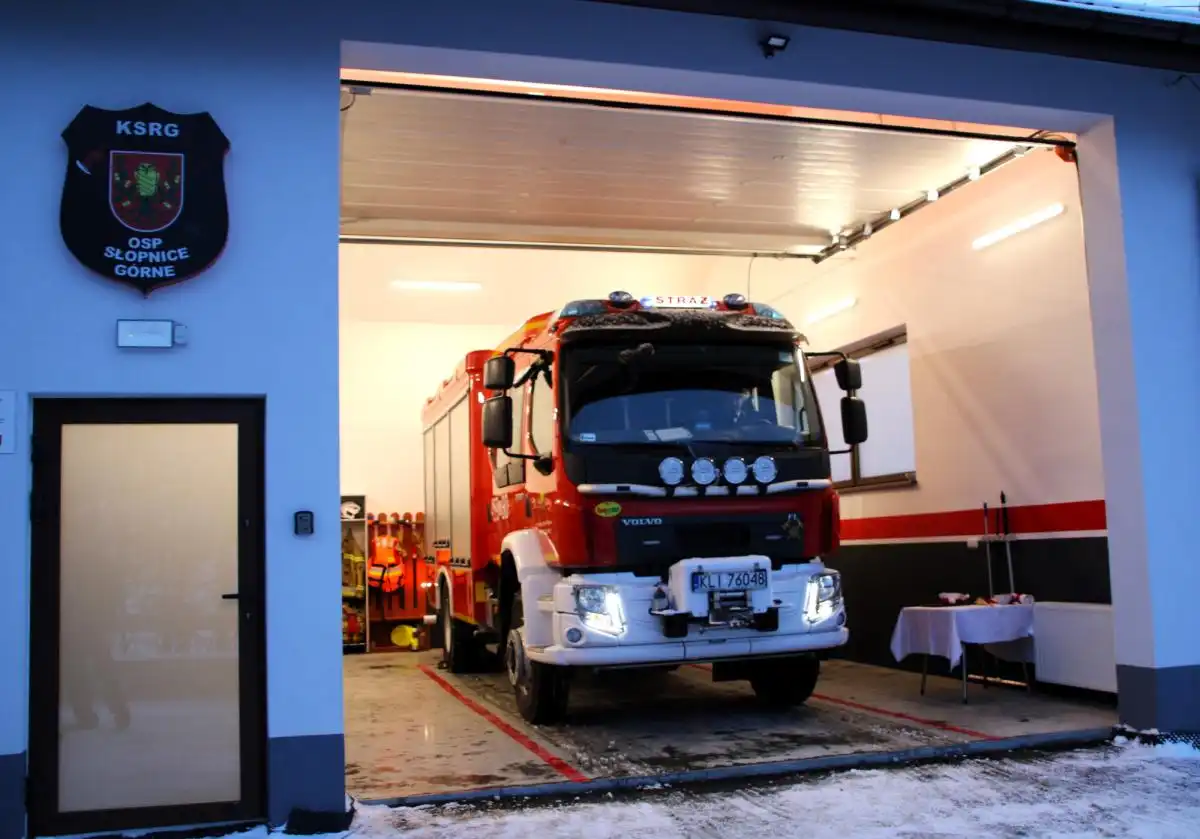 OSP Słopnice Górne z nowym garażem. Oficjalne otwarcie i poświęcenie