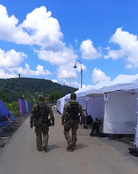 Sądecczyzna: Policjanci zabezpieczali zawody w ramach Igrzysk Europejskich