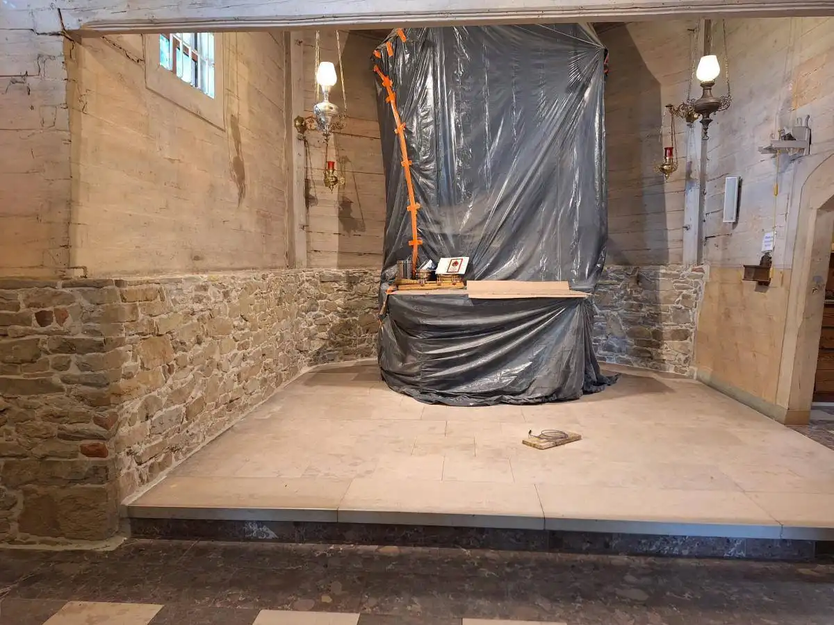 Odnowiony kościół na Juście w Tęgoborzy