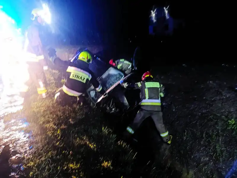 Wypadek w Siedlcach. Jedna osoba trafiła do szpitala