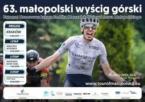 Małopolska znów na kolarskiej mapie Europy. Już w czerwcu 63. Małopolski Wyścig Górski