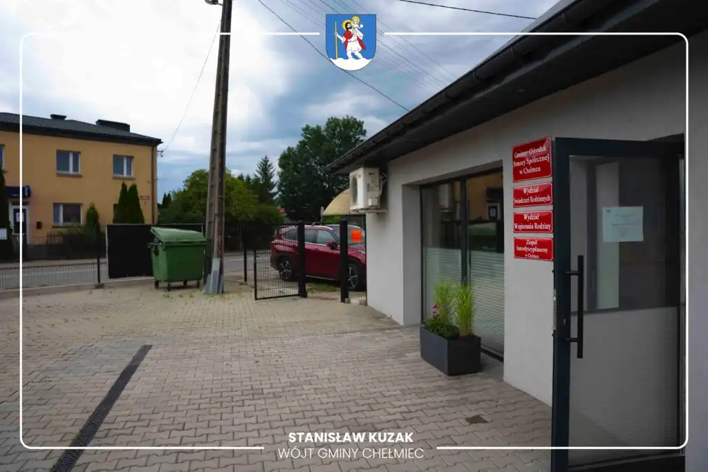 Nowa lokalizacja dla Wydziału Świadczeń Rodzinnych GOPS w Chełmcu