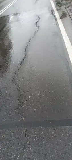 Osuwisko w Szymbarku. Ruch wahadłowy na krajowej 28