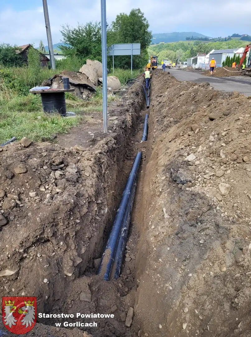 Trwają prace związane z przebudową drogi powiatowej w Szymbarku