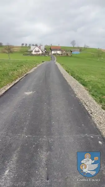 Trwa modernizacja dróg w Gminie Łącko
