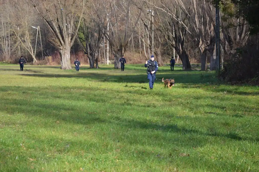 Bankomat 2024. Sądeccy policjanci ćwiczyli pościg i blokadę
