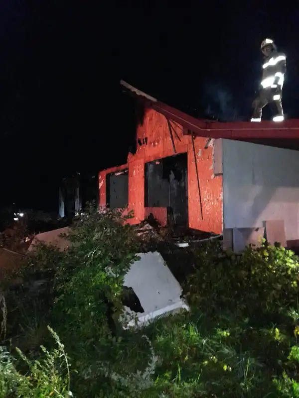 Pożar w Jazowsku. Płonął pustostan