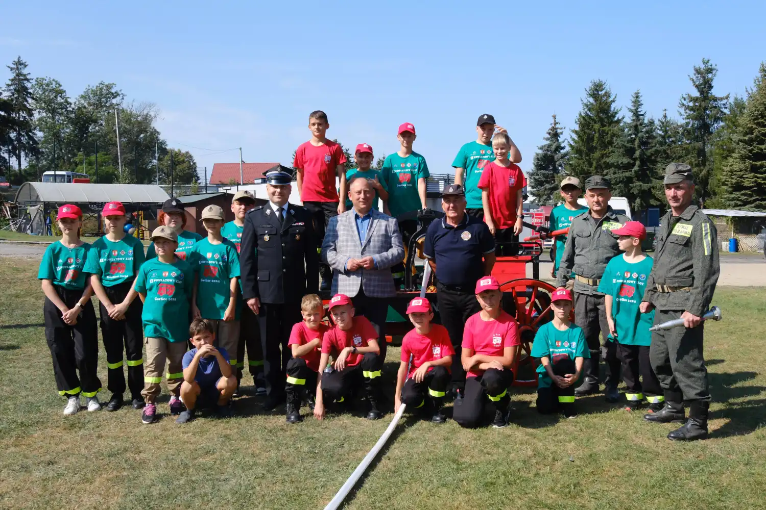 Młodzi strażacy w akcji: II Powiatowy Zlot Drużyn Pożarniczych w Gorlicach