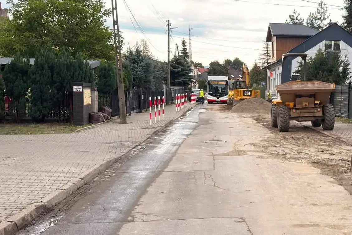 Trwa remont ul. Żeglarskiej. Najpierw wodociąg, później nowa nawierzchnia