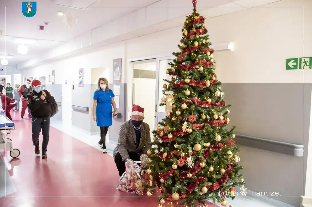 Motomikołaje z wizytą w nowosądeckim Szpitalu