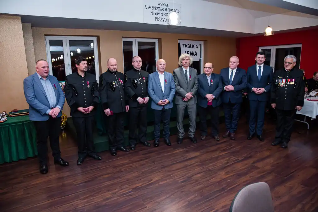 Barbórka z odznaczeniami w Tęgoborzy