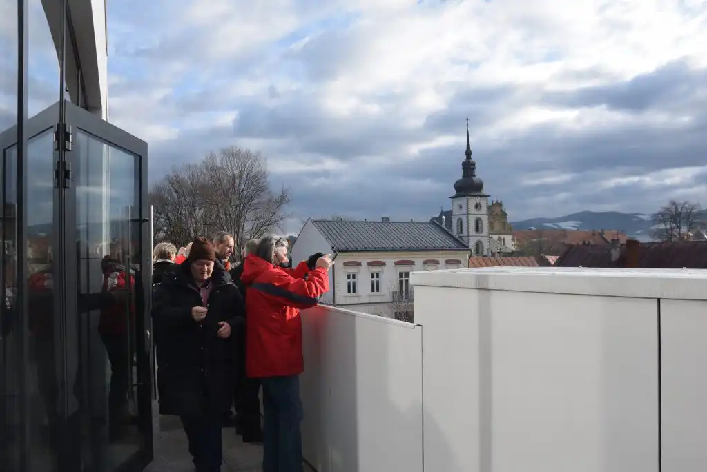 Wizytacja inwestycji w Starym Sączu