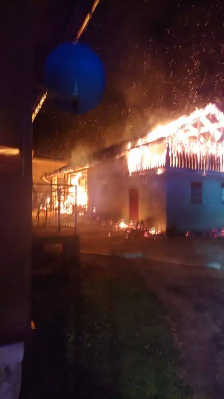 Pożar w Krygu. Płonął budynek gospodarczy