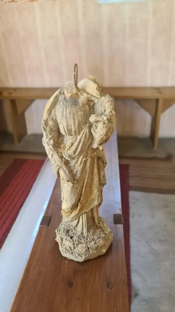 Remont kapliczki odsłonił tajemnicę sprzed lat