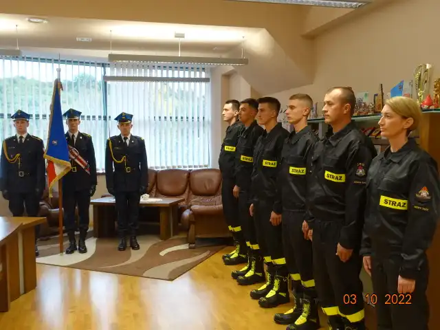 Uroczyste ślubowanie w KM PSP Nowy Sącz