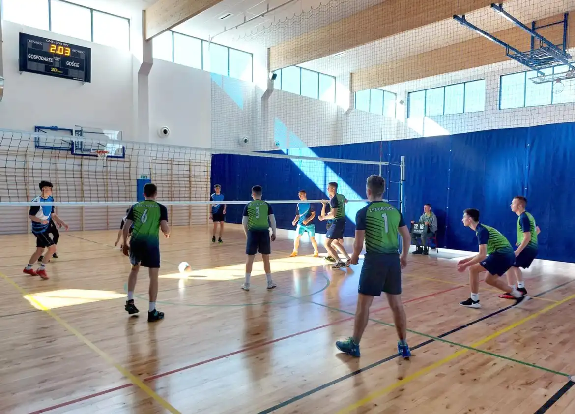 Uczniowie z ZSZ w Grybowie najlepsi w siatkówce