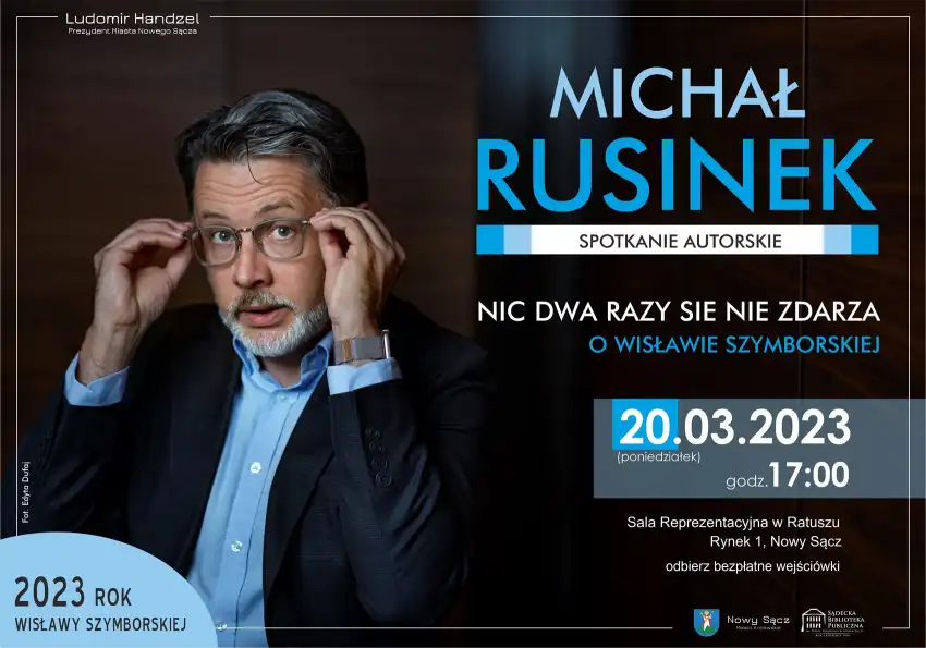 „Nic dwa razy się nie zdarza”: Michał Rusinek o Wisławie Szymborskiej