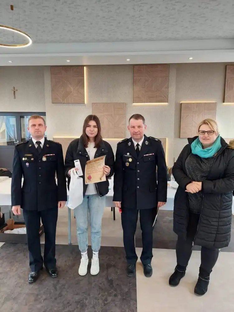 W ZS w Łącku są strażacy ochotnicy