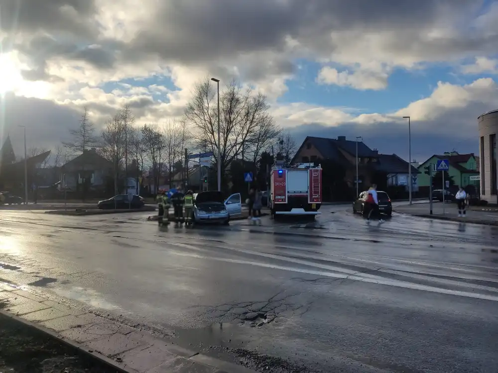 Nowy Sącz: Kolizja na skrzyżowaniu ulic Kilińskiego z Husarską