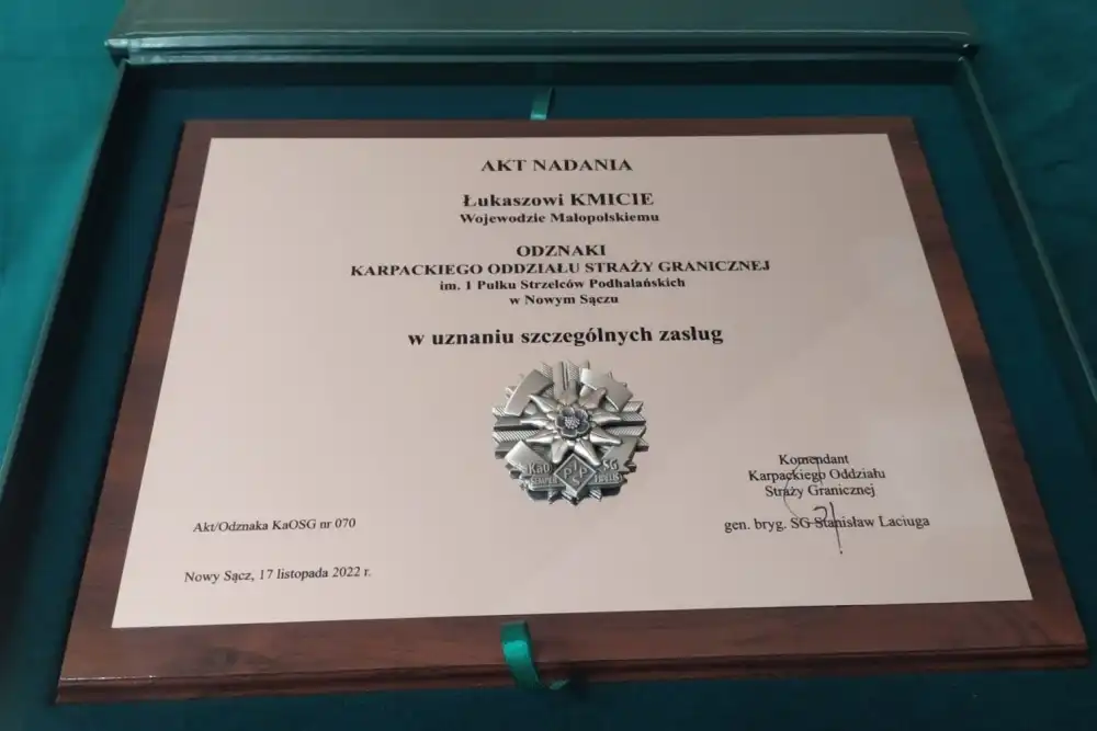 W Karpackim Oddziale Straży Granicznej odbyło się uroczyste ślubowanie