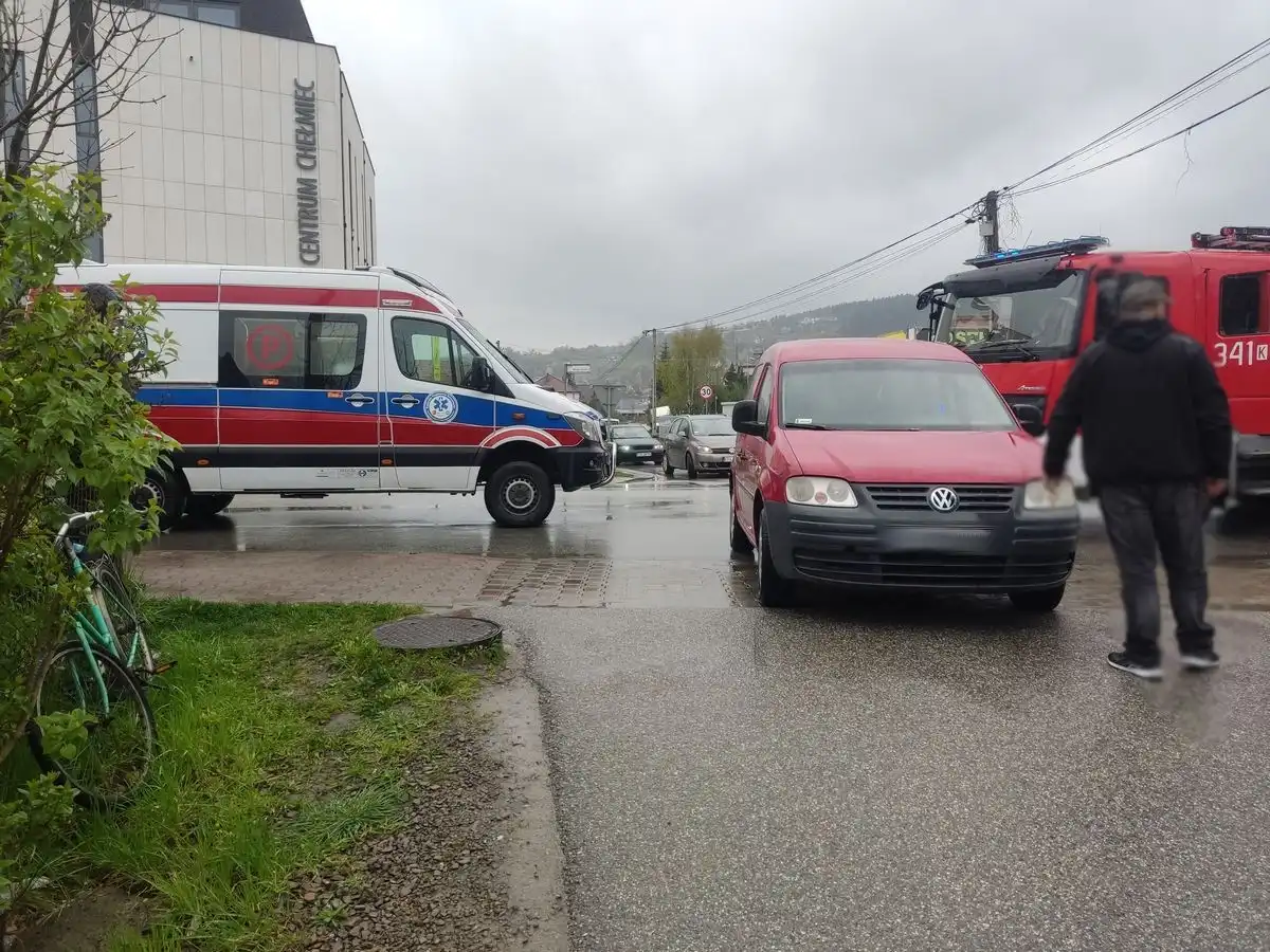 Nowy Sącz: osobówka potrąciła rowerzystę
