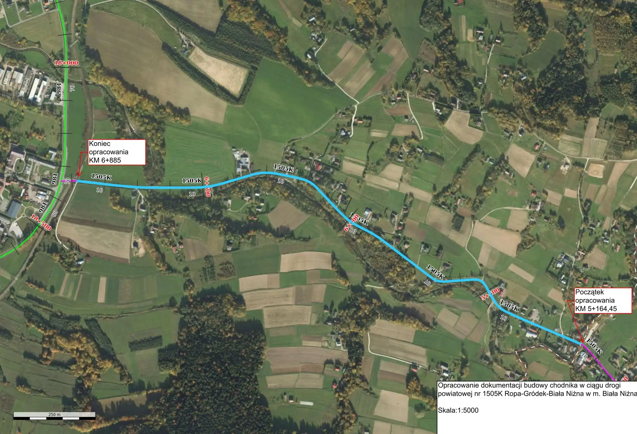 Nowy chodnik w Białej Niżnej. Wybrano projektanta