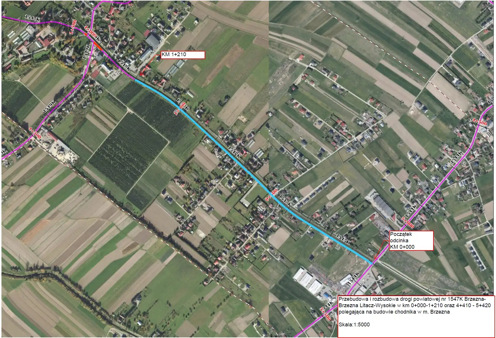 Nowy chodnik w Brzeznej. Wybrano projektanta