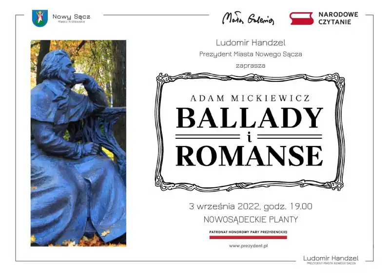 Nowy Sącz: Narodowe Czytanie "Ballad i romansów" Adama Mickiewicza
