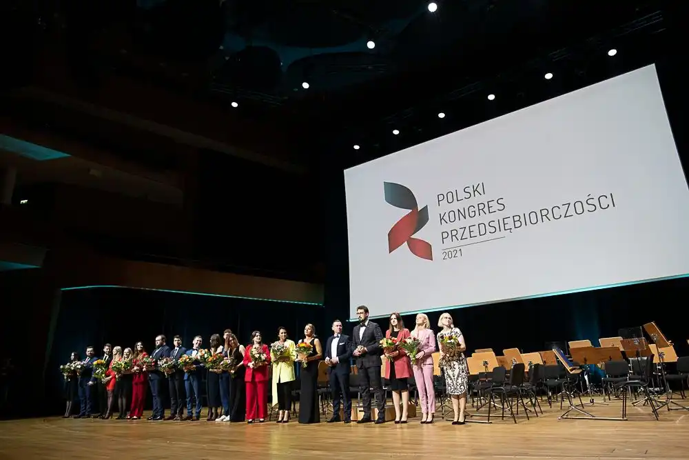 Uroczysta gala podczas Polskiego Kongresu Przedsiębiorczości w Krakowie