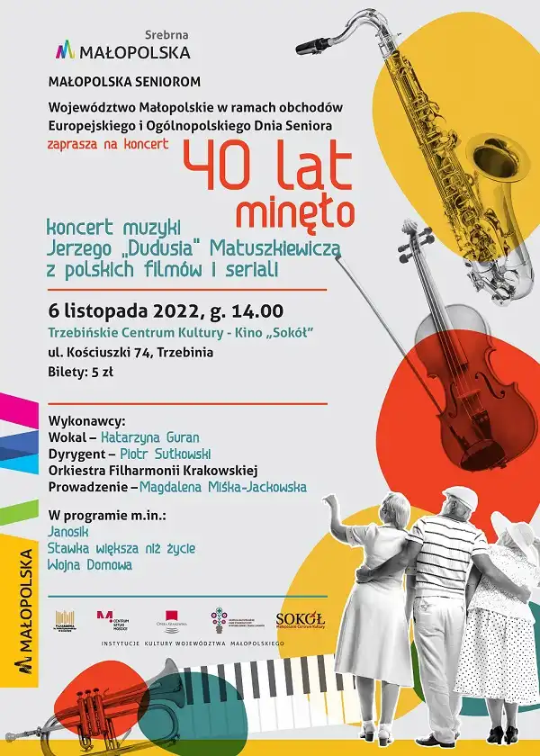 Małopolska: Wydarzenia kulturalne na weekend 3 - 6 listopada