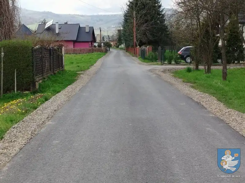 Trwa modernizacja dróg w Gminie Łącko