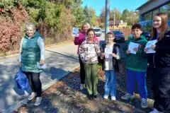 Bezpieczeństwo na drodze w Limanowej. Uczniowie Szkoły Podstawowej nr 2 w akcji